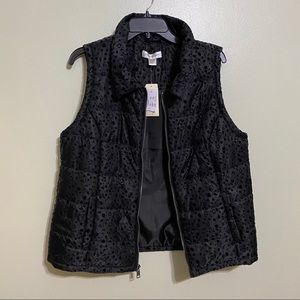 Christopher & banks Black Vest